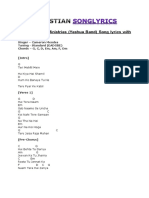 Zariya Song Chords Sheet