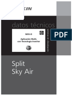 Datos Técnicos: Split Sky Air