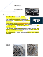 Estudio de Caso en Falla de Embrague.: Motor Funcionando Perfecto