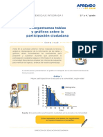 Exp1 Ebr Secundaria 3 y 4 Exploramosyaprendemos Act06 Interpretamostablasygraficossobrelaparticipacion