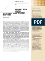 The Role of Transit and Trans-Shipment in Counterproliferation Efforts