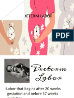 Preterm Labor & Cervical Problems