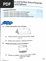 Geometry Cheat Sheet 3d Shape Formulas | PDF | Area | Volume
