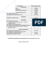 Documentos Recibidos Del Presidente Asociacion Luz y Vida