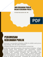 Formulasi Kebijakan Publik