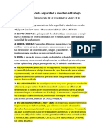 Evolución de La Seguridad y Salud en El Trabajo