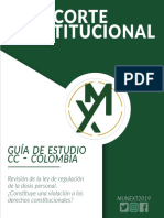 Corte Constitucional: Guía DE Estudio CC Colombia