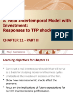 TFP shocks model responses