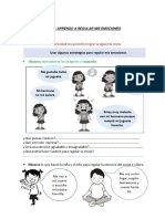 Ficha de Trabajo P.S. Regulando Emociones