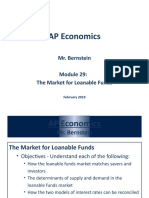 Module 29 The Market For Loanable Funds