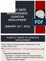 1-21-21 PPT Adolescence Cognitive Development