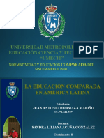 La Educacion Comparada en America Latina