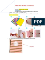 Indicaciones para Crear El Cuadernillo