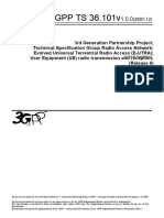 3GPP TS 36.101v: Technical Specification