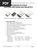 USR-WIFI232 Low Power WiFi Module User Manual V2.2