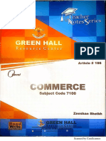 Commerce Notes Greenhall by Zeshaan Shiekh Intro