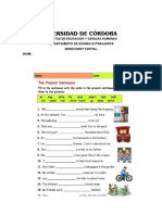 Facultad de Educación y Ciencias Humanas Departamento de Idiomas Extranjeros Worksheet Parcial