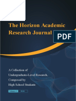 Horizon Academic Research Journal Vol. 1 First Edition - Book View