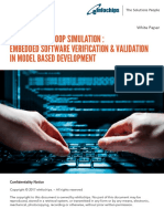 Processor-In-Loop Simulation: Embedded Software Verification & Validation in Model Based Development