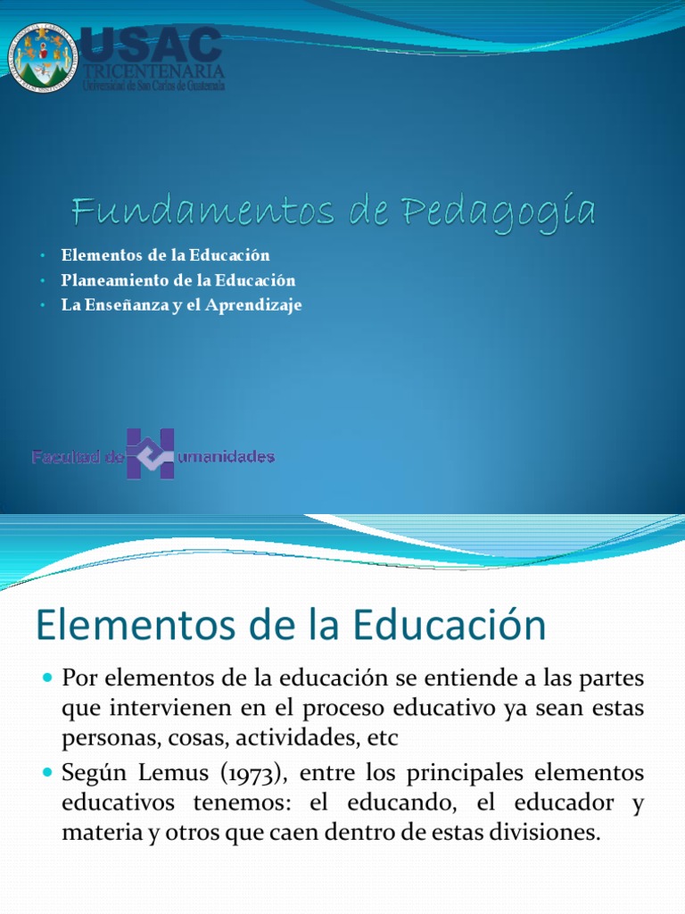 Elementos Clave de la Educación en Guatemala | PDF | Planificación ...
