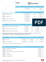 Lista de Precios: Paquete de Autoenvío para Consultores VC Precio VP