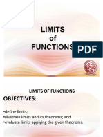 1 Limits of Functions Definition