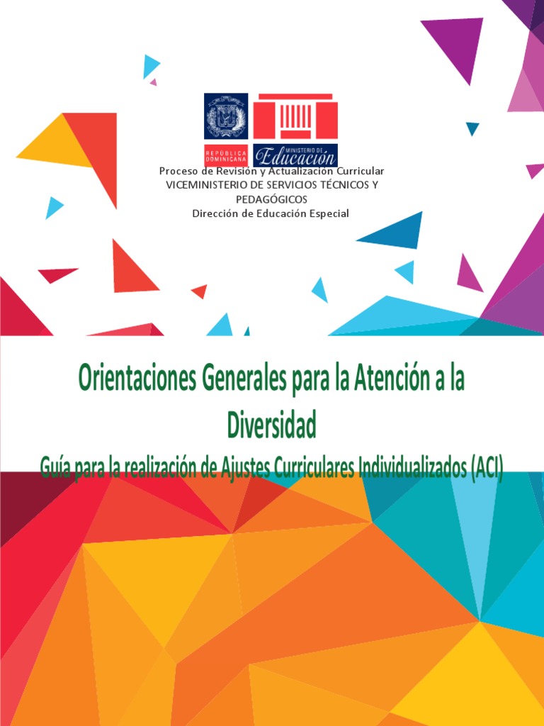 Orientaciones para la Atención a la Diversidad | PDF | Plan de estudios ...