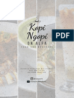 Kopi Ngopi Cafe Western and Indonesian Food Menu