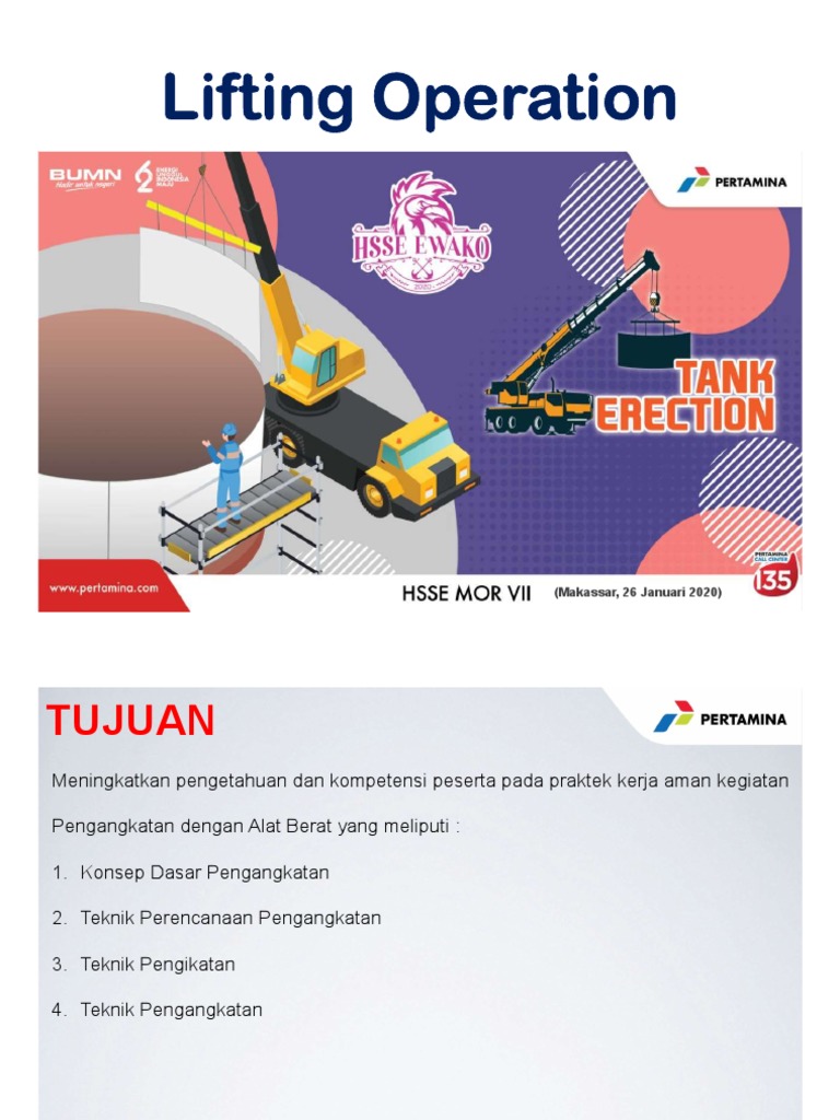 Prosedur dan Teknik Lifting Operation | PDF | Sains & Matematika ...