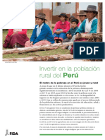 Invertir en La Poblacion Rural Del Peru