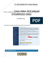 Metodologia para Descargar Efemérides GNSS