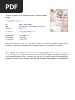 Duo Trio Test | PDF | Perception | Experiment