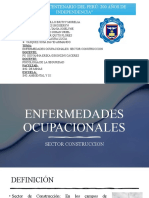 Enfermedades Ocupacionales - Sector Construccion