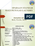 KEWASPADAAN STANDAR Bagi Petugas Laundry by Betty Farida