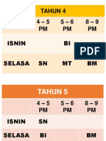 JADUAL PELAJAR  online