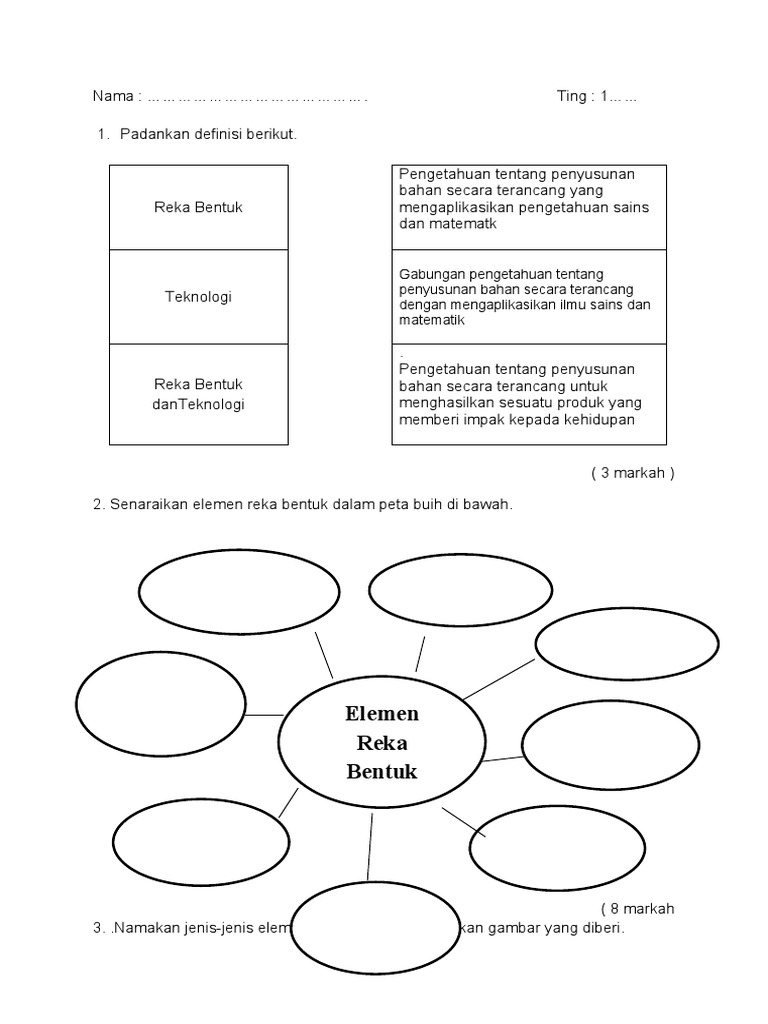 Elemen Reka Bentuk | PDF | Seni