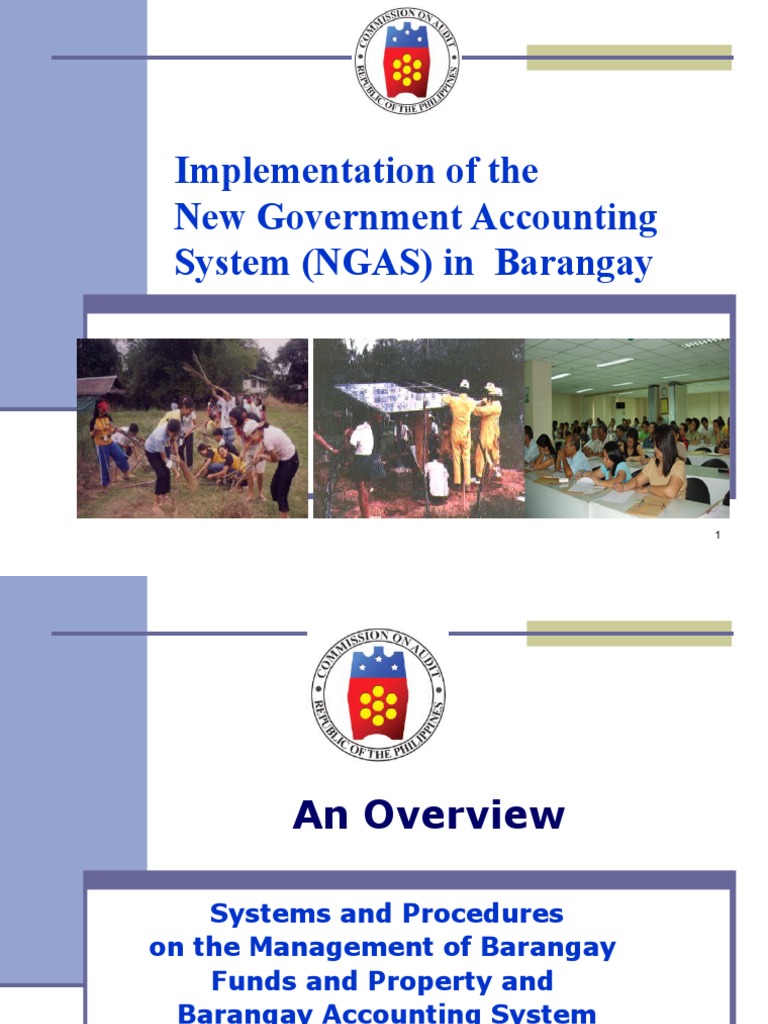 NGAS Implementation in Barangays | PDF | Accounting | Audit