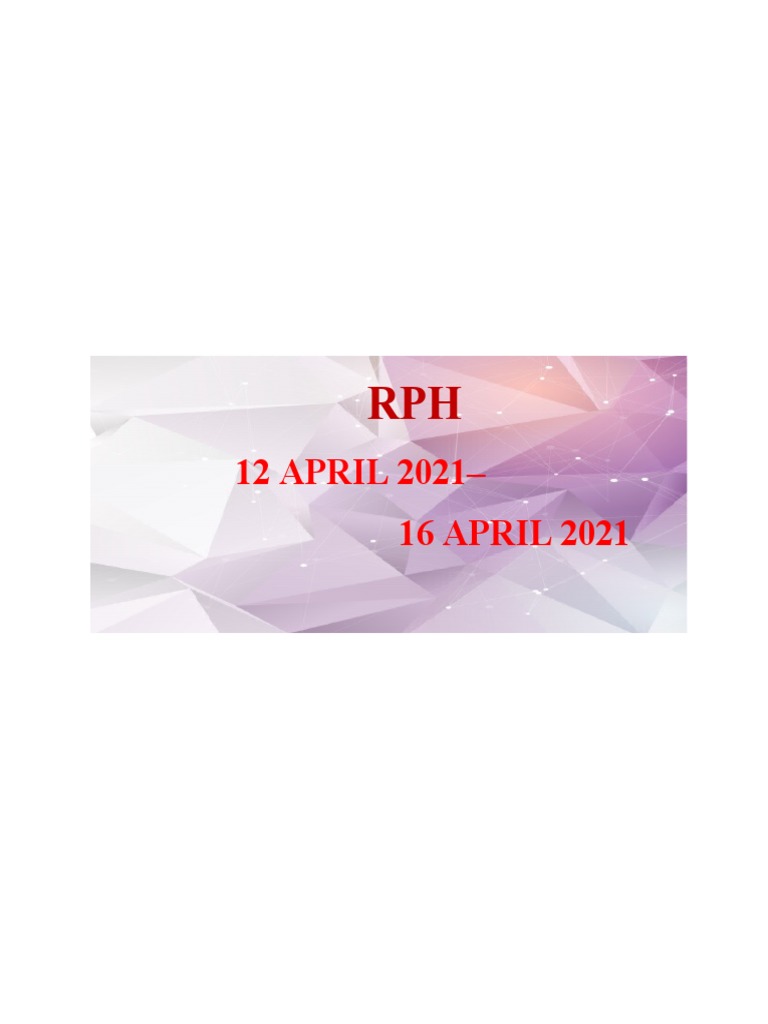 Border Mingguan RPH | PDF