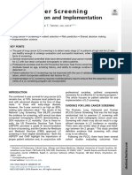 Lung Cancer Screening. Patient Selection and Implementation. 2020