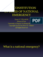 The Constitution in Times of National Emergency.pals Lecture