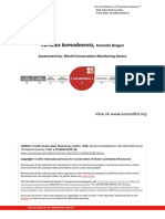 Varanus Komodoensis,: Assessment By: World Conservation Monitoring Centre