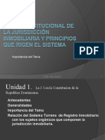 Marco Institucional de La Jurisdiccion Inmobiliaria y Principios