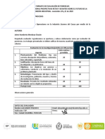 Análisis gestión operaciones industria licorera Cauca simulación