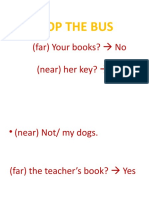 Stop The Bus: (Far) Your Books? No (Near) Her Key? Yes