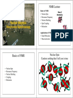 NMR Lecture: Nuclear Magnetic Resonance Spectros