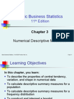 Basic Business Statistics: 11 Edition