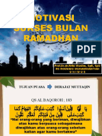 Motivasi Sukses Bulan Ramadhan
