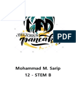 Mohammad M. Sarip 12 - Stem B
