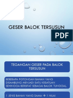 Geser Balok Tersusun