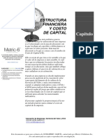 Capitulo - 9 - Estructura Financiera Y Costo de Capital